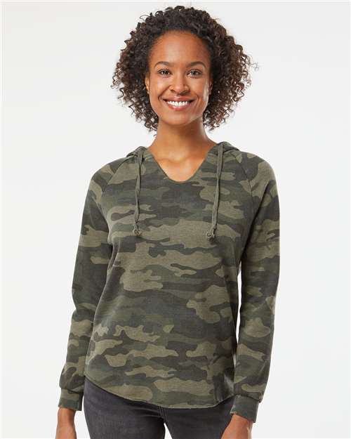 Women’s Lightweight California Wave Wash Hooded Sweatshirt