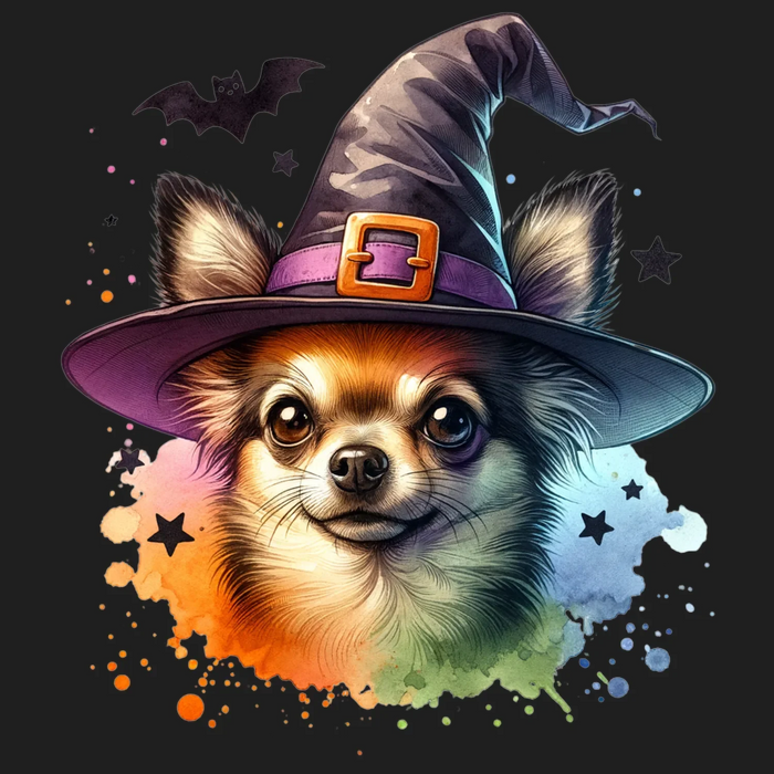 Halloween Chihuahua DTF Transfer Bügelbild Pressfertig