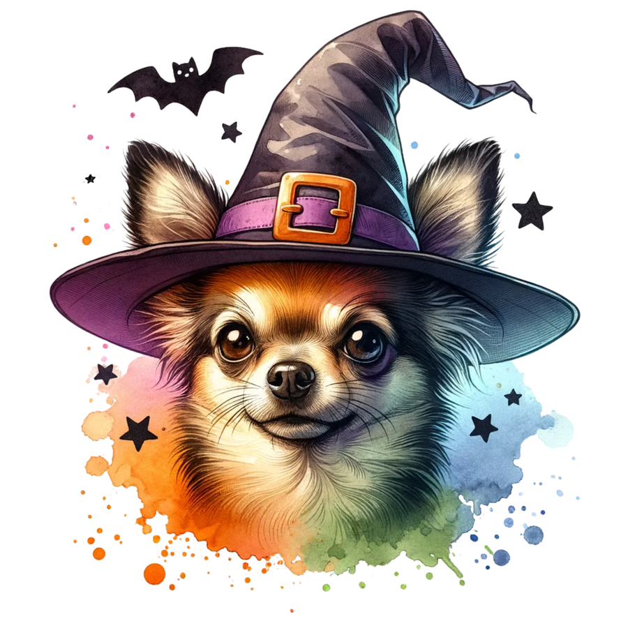 Halloween Chihuahua DTF Transfer Ready to Press