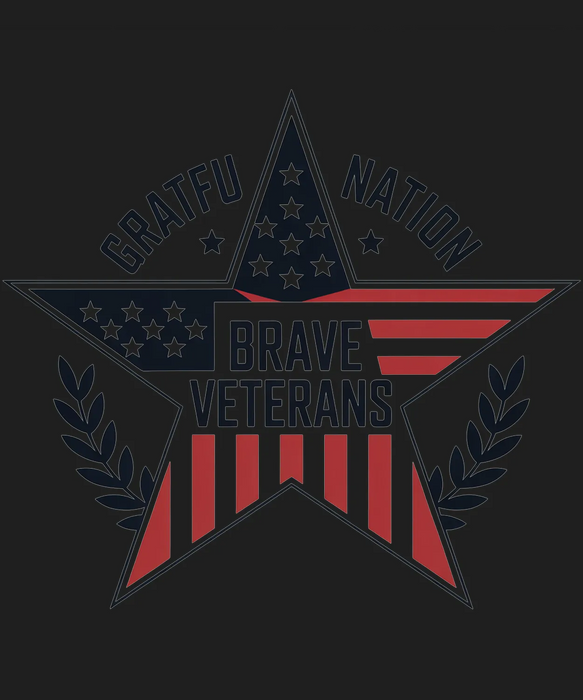 Veterans DTF Ready to Press: Grateful Nation Brave Veterans