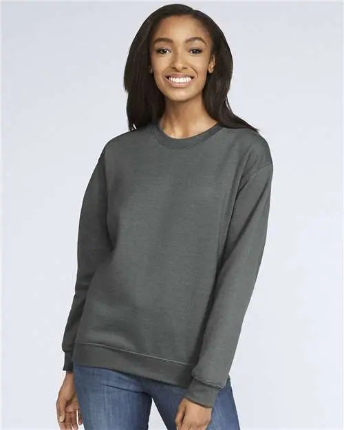 Softstyle® Midweight Crewneck Sweatshirt - DTF Center 