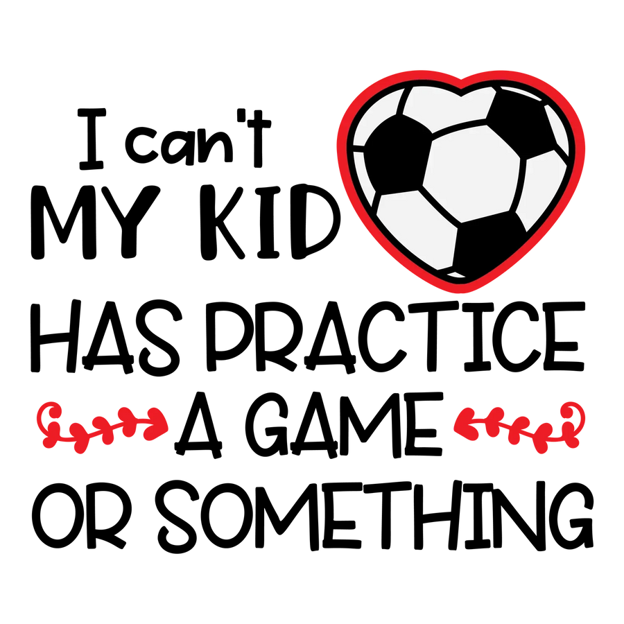 Soccer Love DTF Transfer Ready to Press