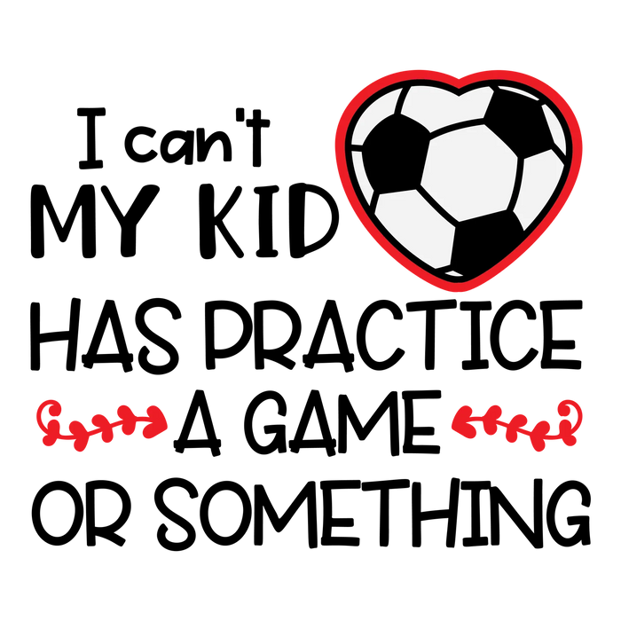 Soccer Love DTF Transfer Ready to Press