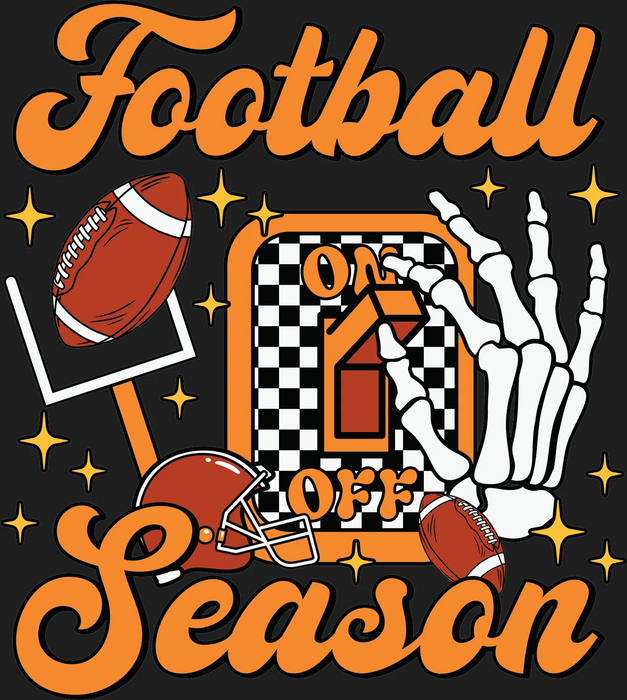 Football Off Season DTF Transfer Ready to Press