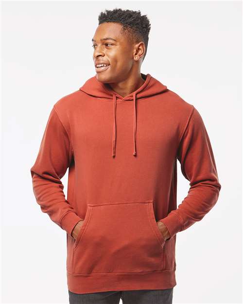 Midweight Pigment-Dyed Hooded Sweatshirt