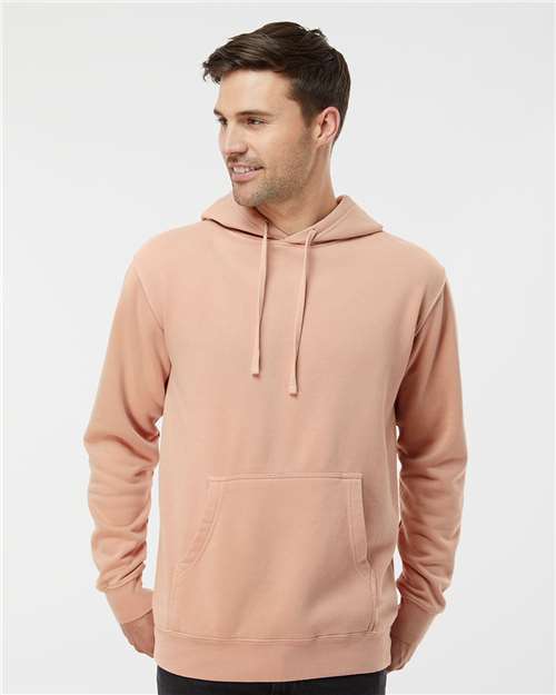 Midweight Pigment-Dyed Hooded Sweatshirt