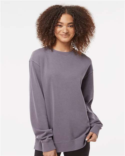 Independent Trading Co. - Midweight Pigment-Dyed Crewneck Sweatshirt - 2XL - PRM3500