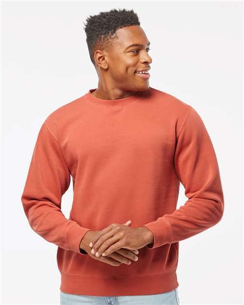 Independent Trading Co. - Midweight Pigment-Dyed Crewneck Sweatshirt - S - PRM3500