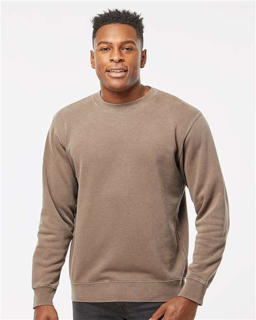 Independent Trading Co. - Midweight Pigment-Dyed Crewneck Sweatshirt - S - PRM3500
