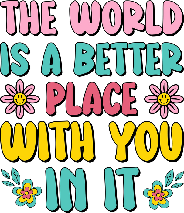 Motivational Quote DTF Transfer Ready to Press