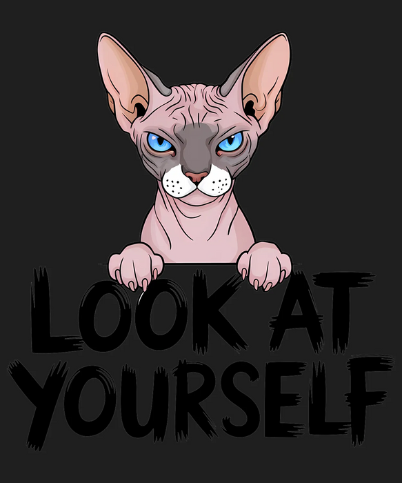 Look At Me DTF Transfer Ready to Press