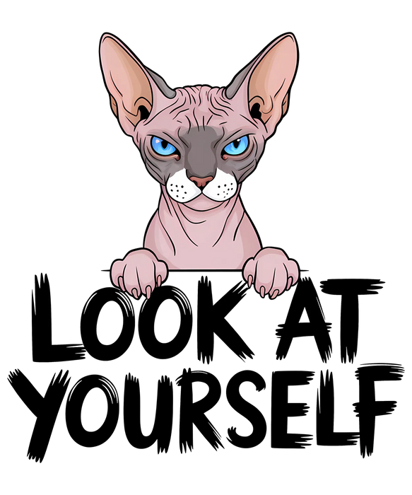 Look At Me DTF Transfer Ready to Press