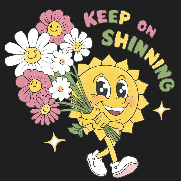 Sunshine Smile DTF Transfer Ready to Press