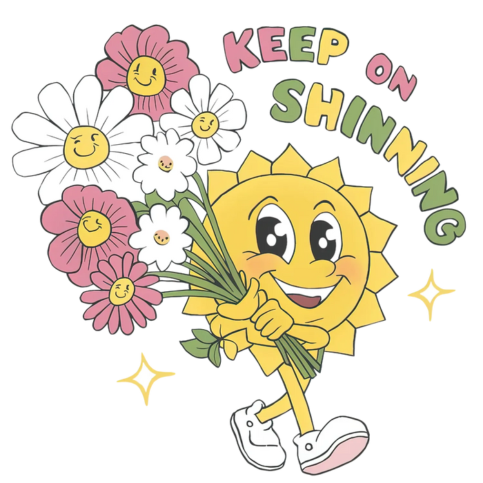 Sunshine Smile DTF Transfer Ready to Press