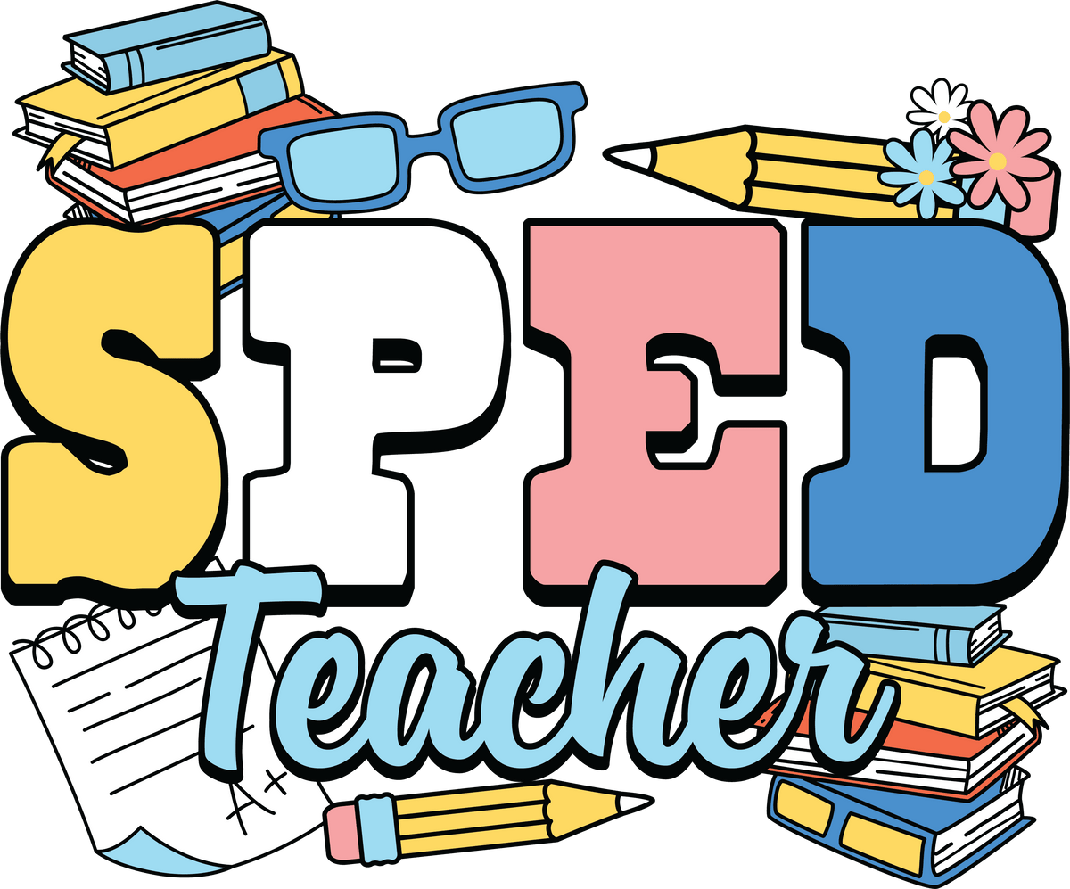 Sped Files Design Sped Teacher Design - DTF Ready To Press