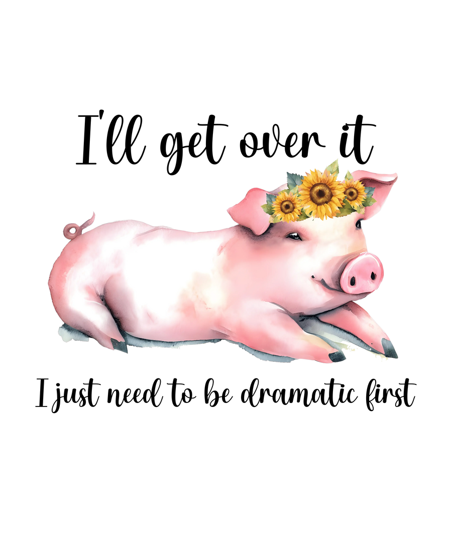 Diseño de animales sarcásticos - DTF listo para imprimir