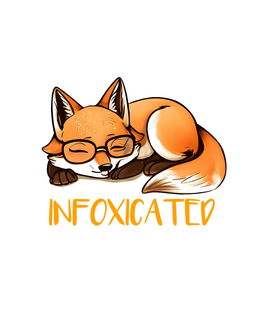 Infoxicated Animal Design - DTF Ready To Press