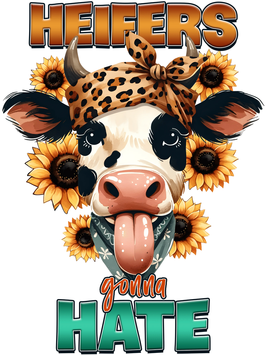 Las novillas odiarán el diseño de las vacas del Oeste - DTF listo para imprimir