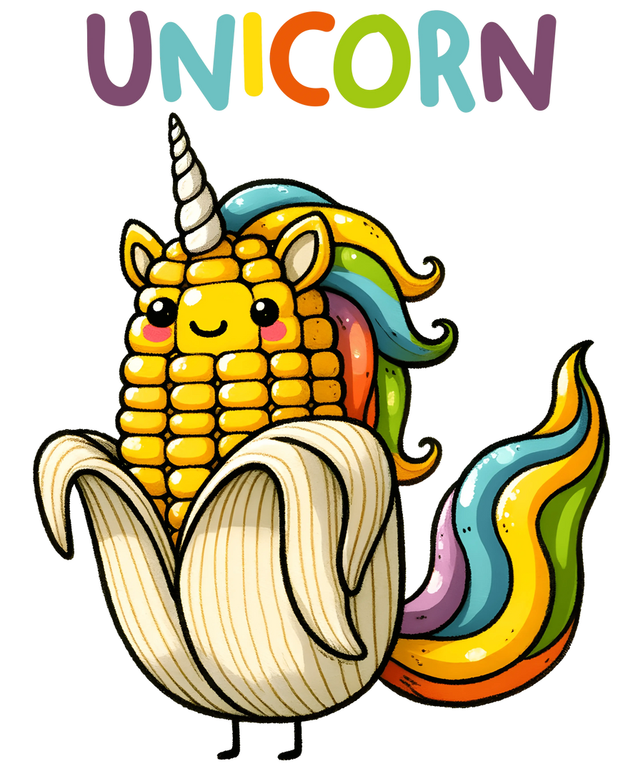 Diseño de unicornio - DTF listo para imprimir
