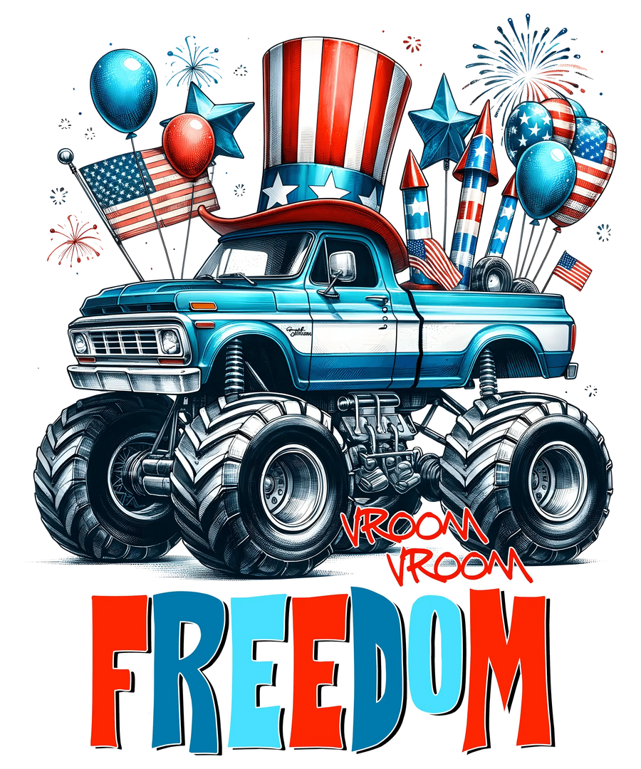 Freedom America Design – DTF druckfertig