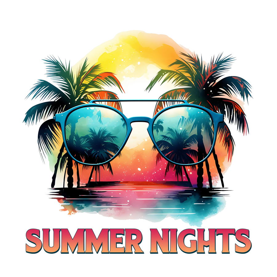 Cool Summer Nights Design - DTF Ready To Press