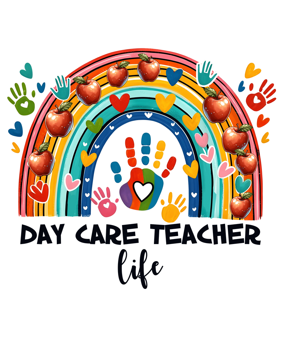 Day Care Teacher Life Design - DTF Ready To Press