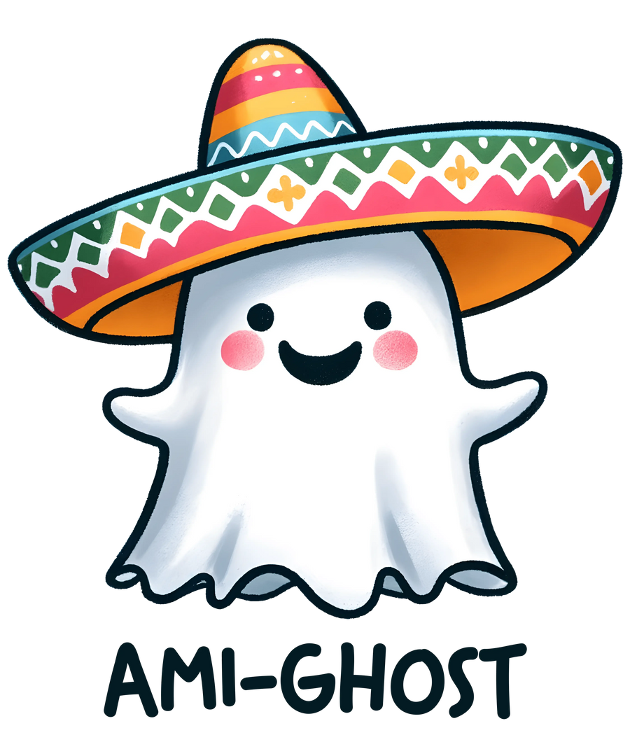 Ami-Ghost Design - DTF Bügelfertig