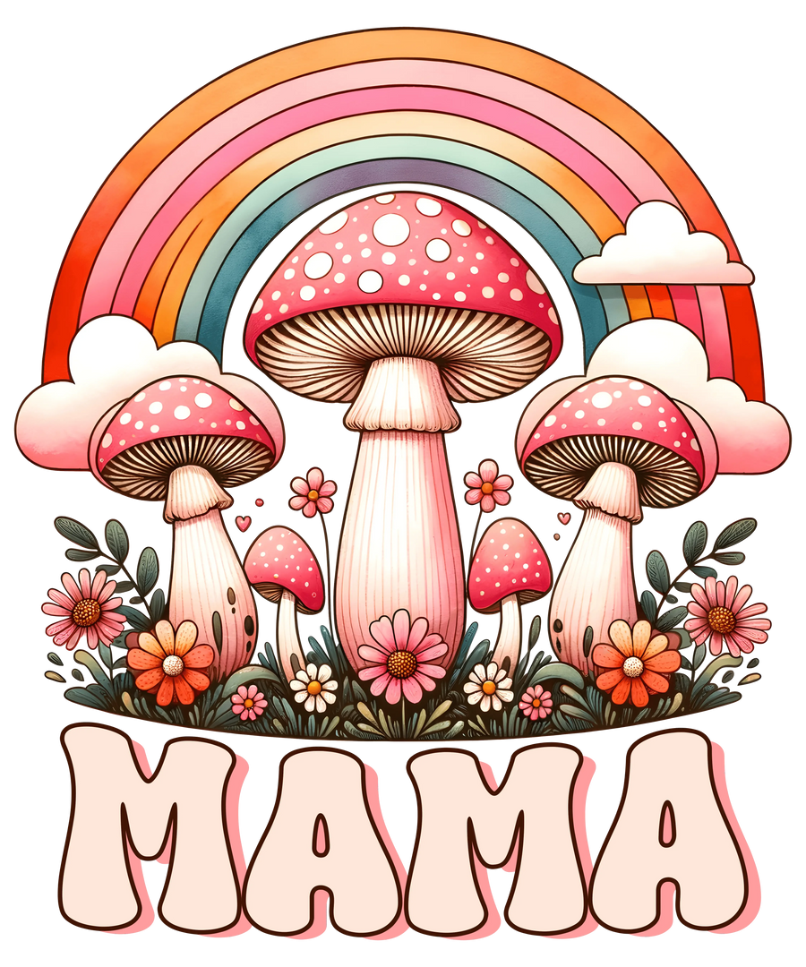 Cute Mama Design - DTF Ready To Press