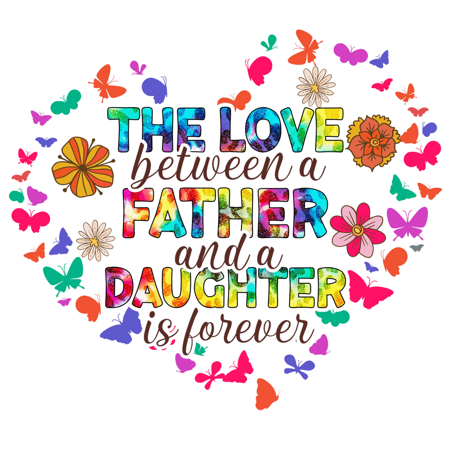 Cute Father's Day Design - DTF Ready To Press