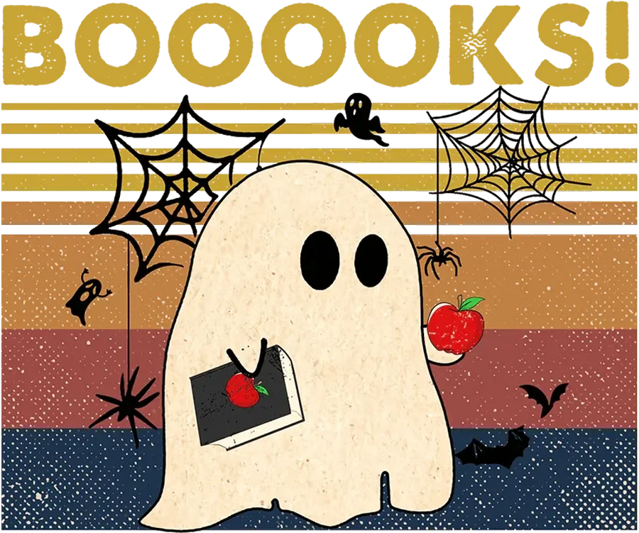 Halloween Book Design - DTF Ready To Press