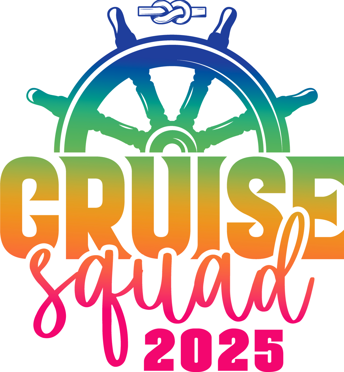 2025 Summer Cruise Squad Design - DTF Ready To Press