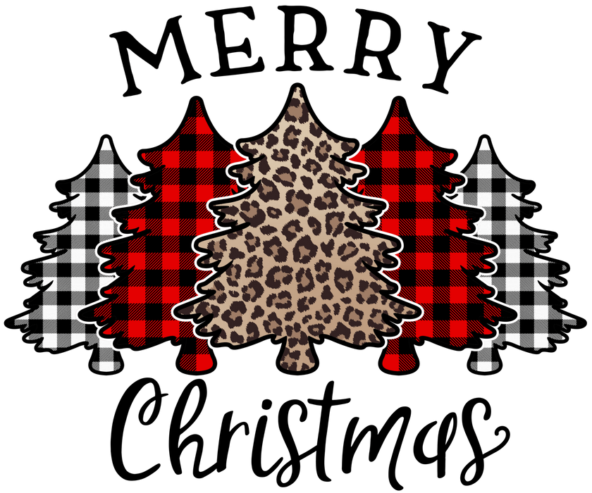 Christmas Tree Design - DTF Ready To Press