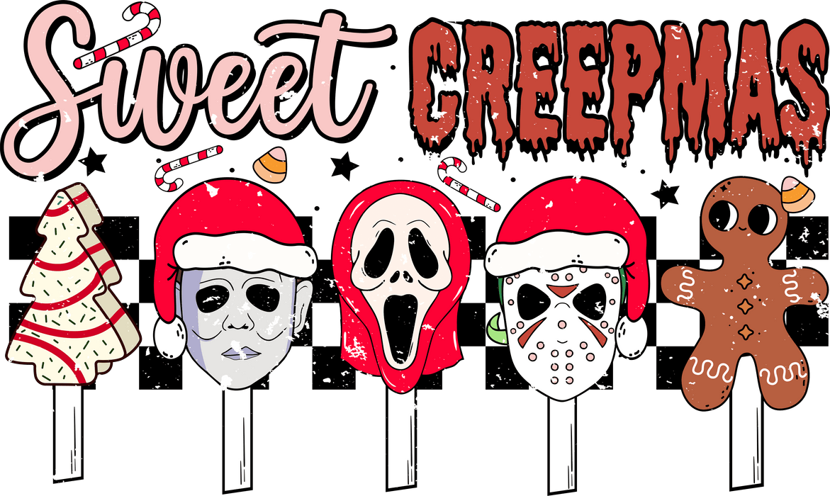 Sweet Creepmas Design - DTF Ready To Press