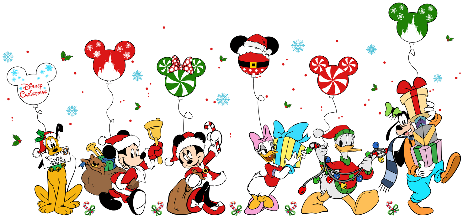 Disney Christmas Design - DTF Ready To Press