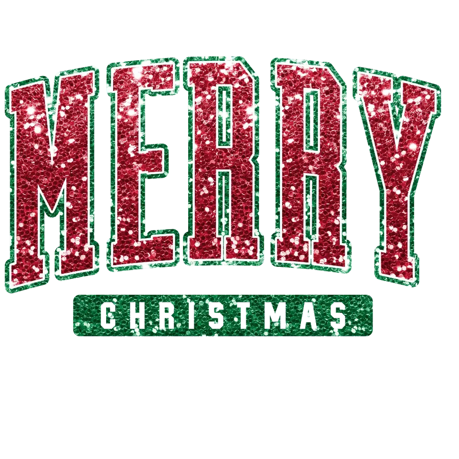 Merry Christmas Design - DTF Ready To Press