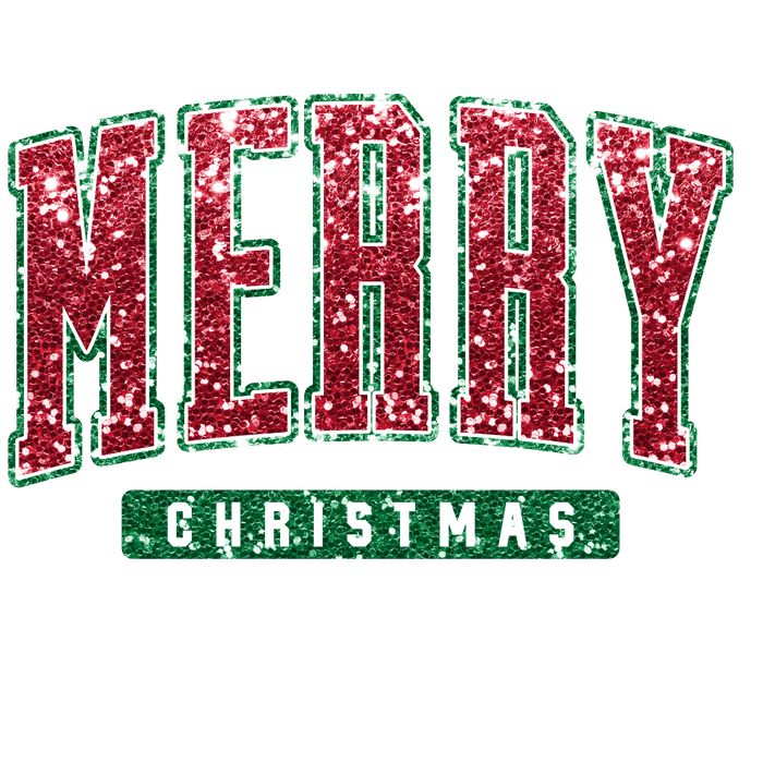 Merry Christmas Design - DTF Ready To Press