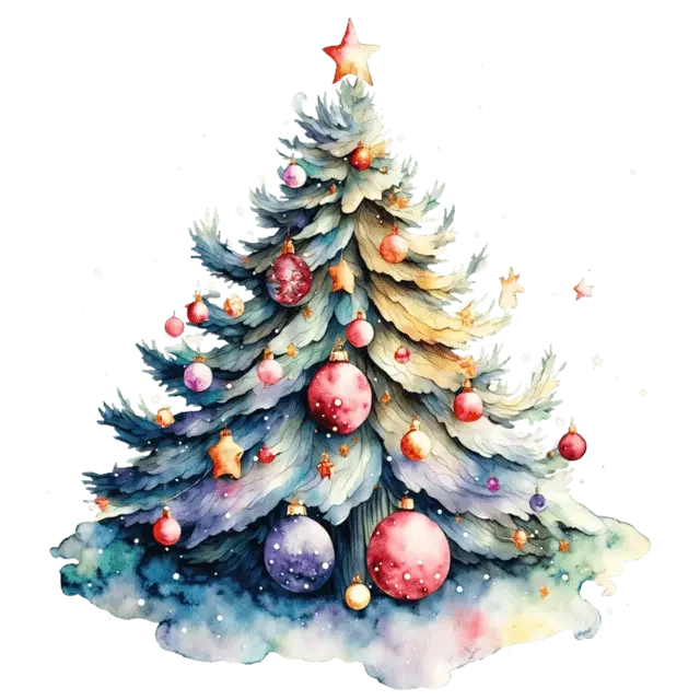 Christmas Tree Design - DTF Ready To Press