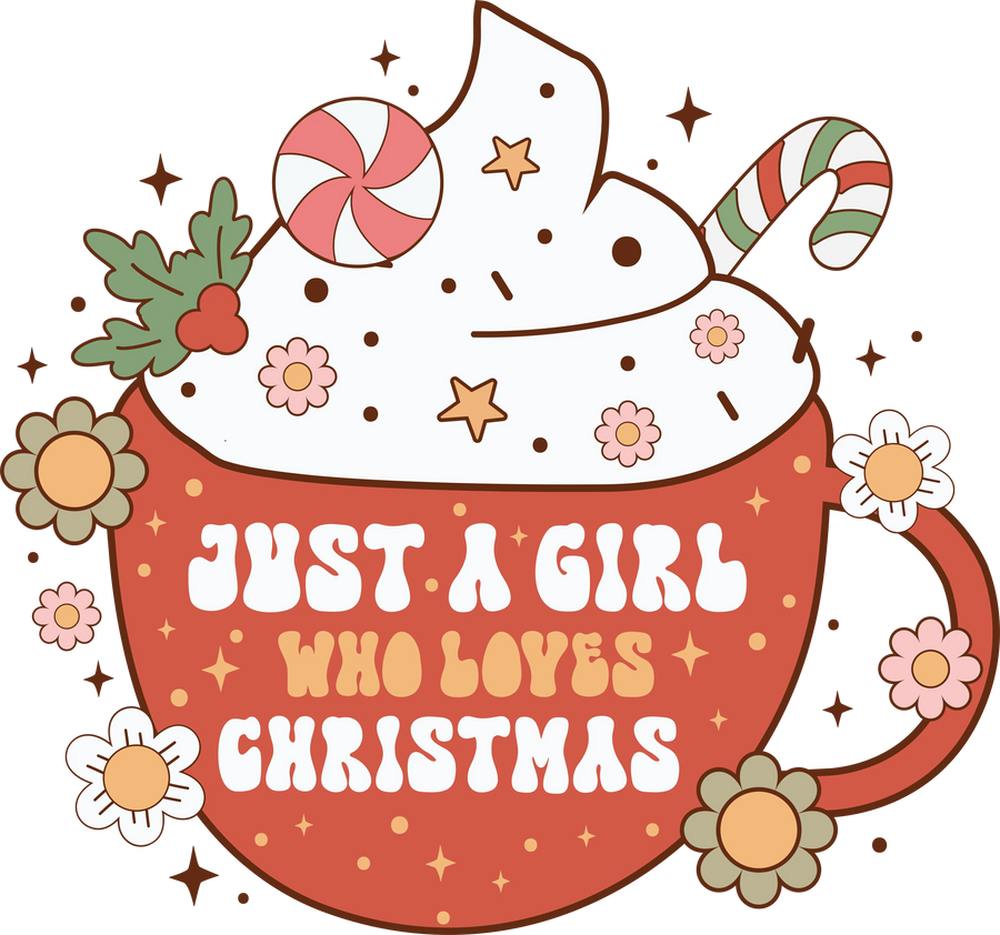 Who Loves Christmas Design - DTF Ready To Press
