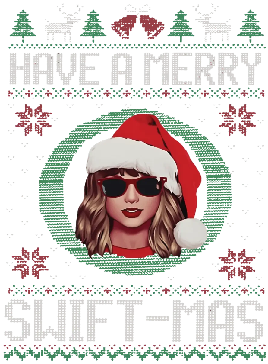 Swift-mas Christmas Design - DTF Ready To Press