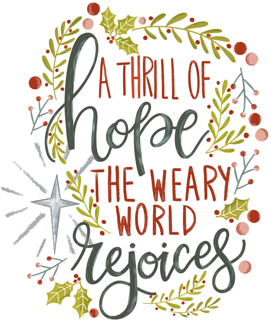 Christmas Hope Design - DTF Ready To Press