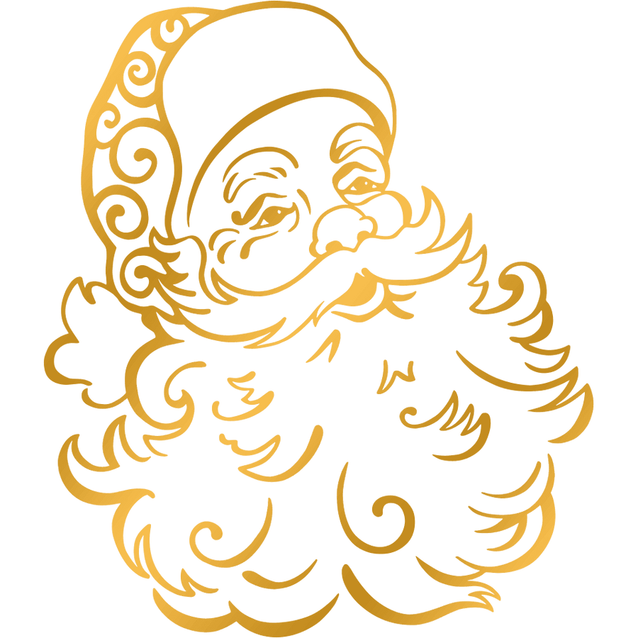 Santa Christmas Design - DTF Ready To Press