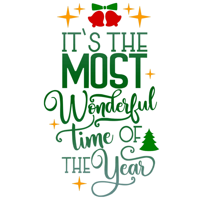 Most Wonderful Christmas Design - DTF Ready To Press