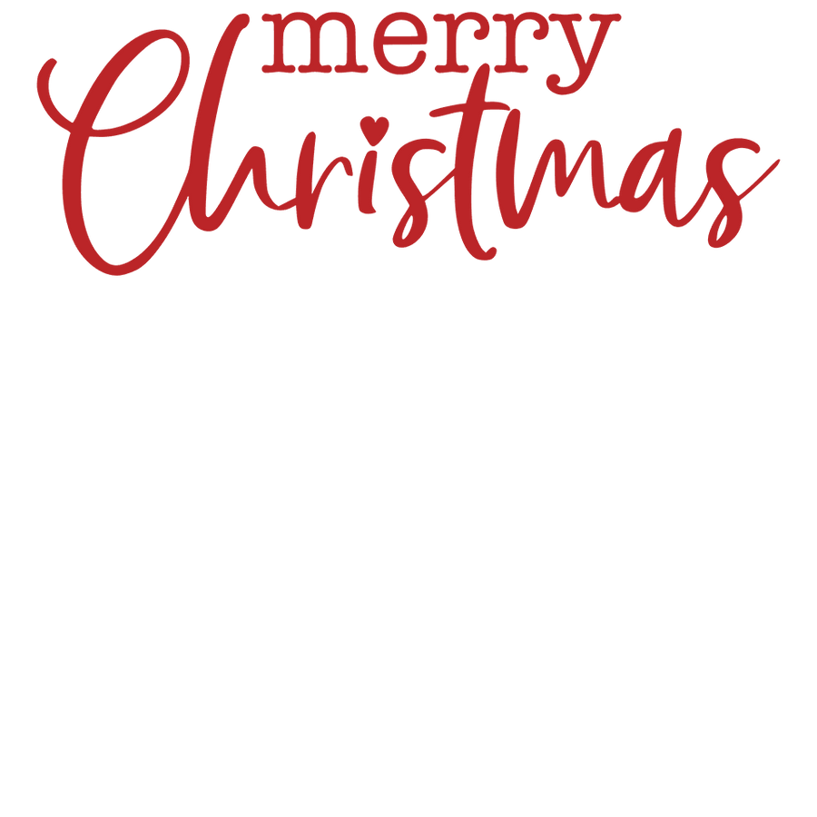Merry Christmas Design - DTF Ready To Press