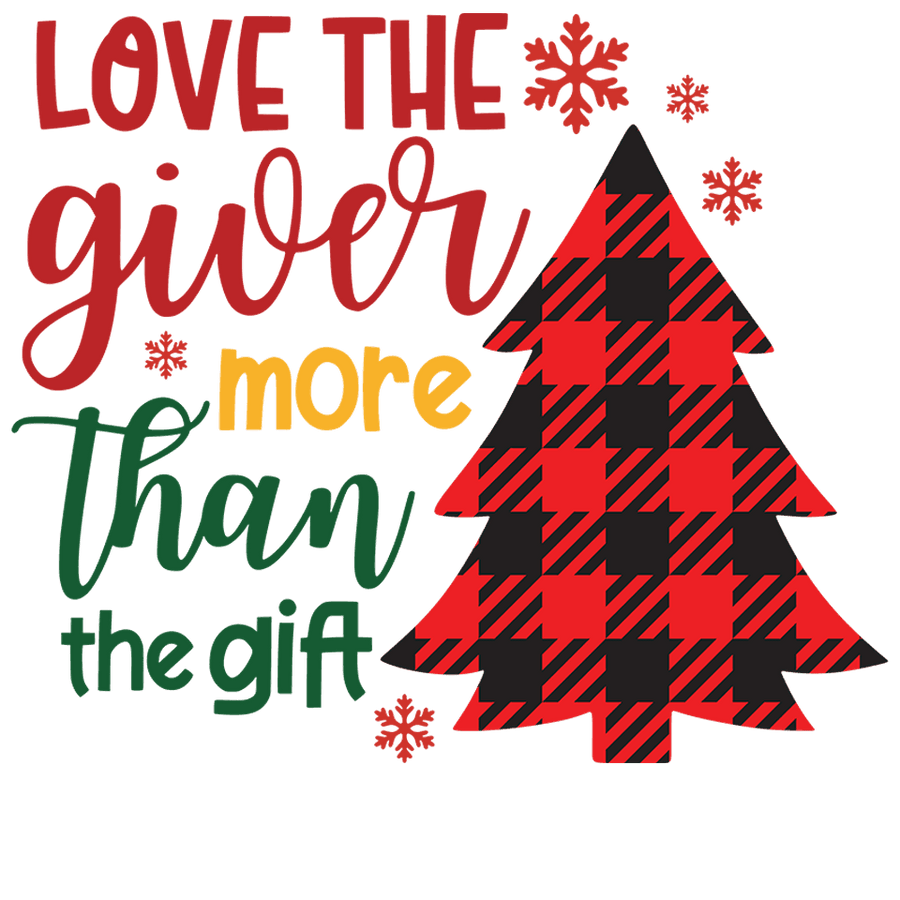 Christmas Tree Design - DTF Ready To Press