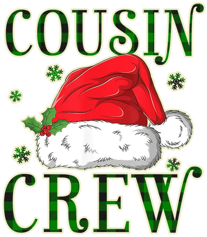 Cousin Crew Christmas Design - DTF Ready To Press