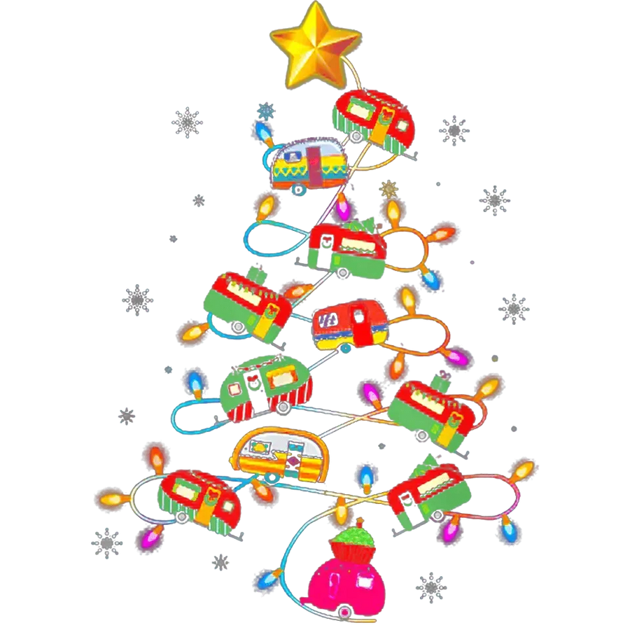 Christmas Tree Design - DTF Ready To Press
