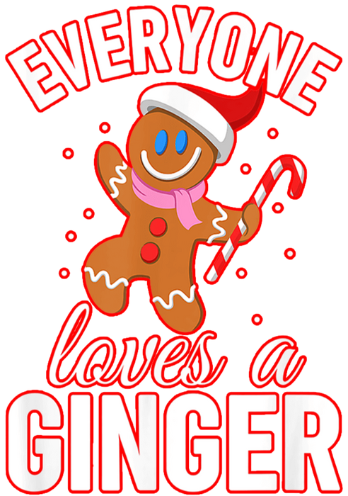 Christmas Ginger Design - DTF Ready To Press