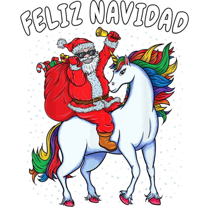 Feliz Navidad Christmas Design - DTF Ready To Press