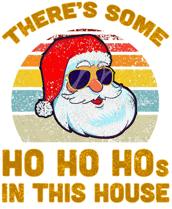 Christmas Ho Ho Ho Design - DTF Ready To Press