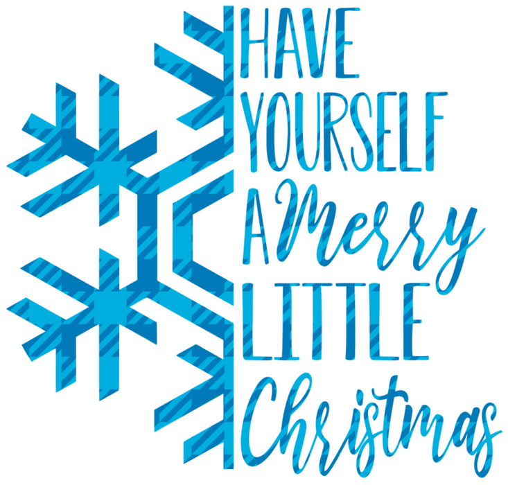 Christmas Snowflake Design - DTF Ready To Press